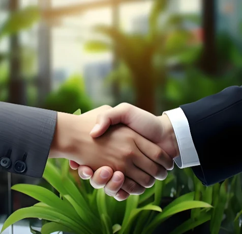 Collaborative team working on sustainable food packaging solutions