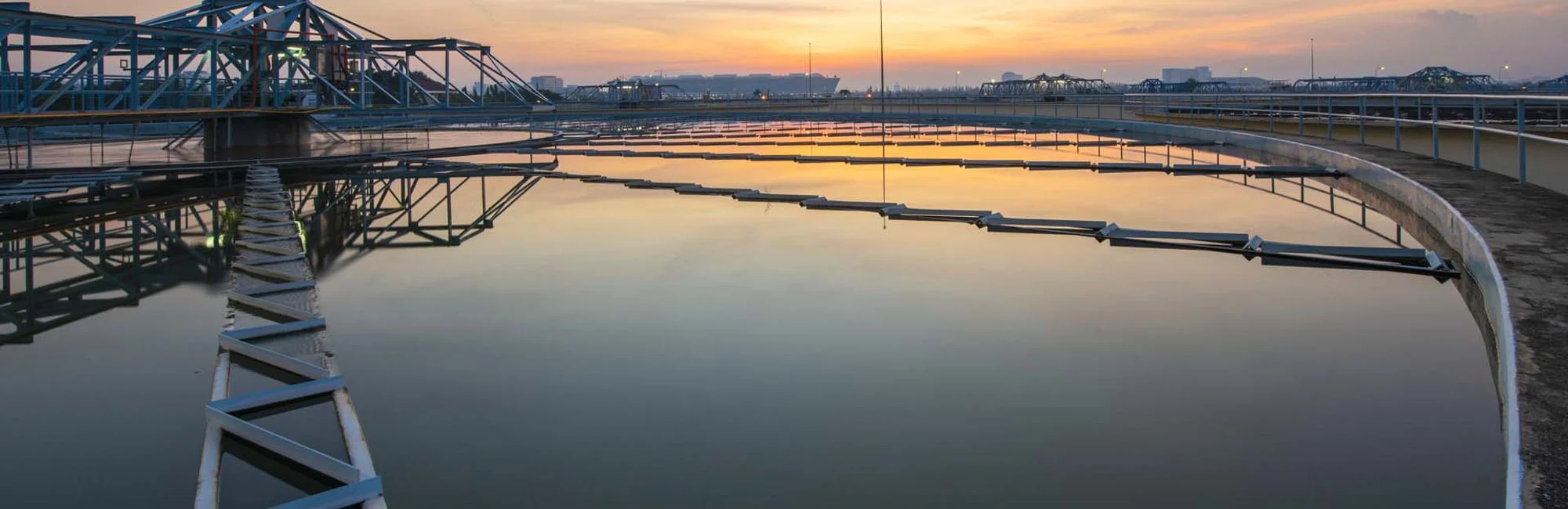 Diagram of the water treatment process